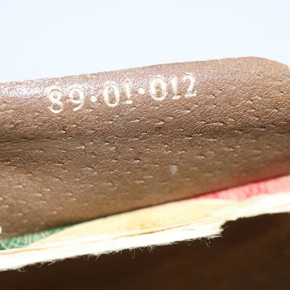 GUCCI GG Supreme Web Sherry Line Clutch Bag PVC Beige 89 01 012 Auth ac2794 - Picture 16 of 16